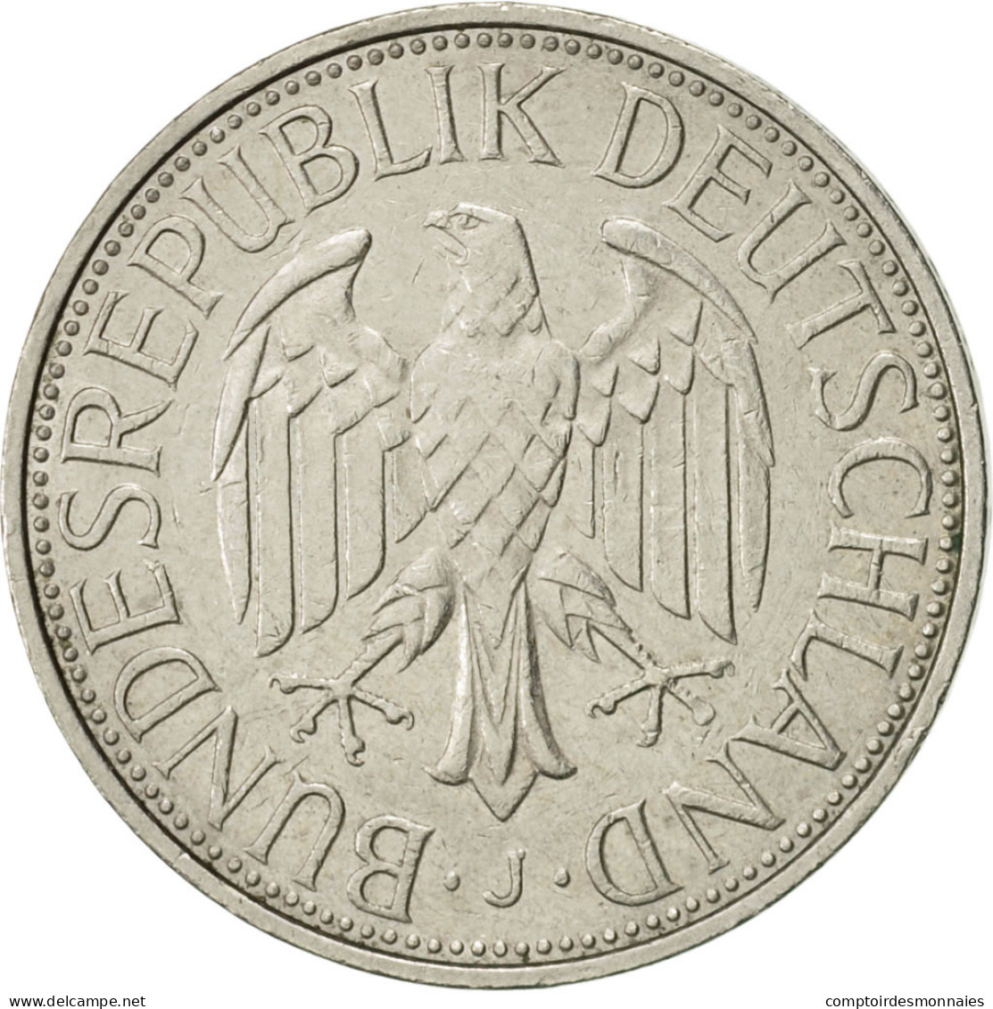 Monnaie, République Fédérale Allemande, Mark, 1991, Hambourg, SUP - 1 Mark