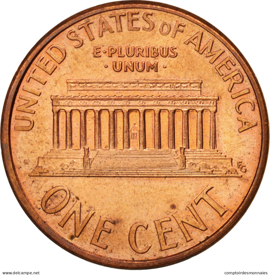 Monnaie, États-Unis, Lincoln Cent, Cent, 1993, U.S. Mint, Philadelphie, FDC - 1959-…: Lincoln, Memorial Reverse