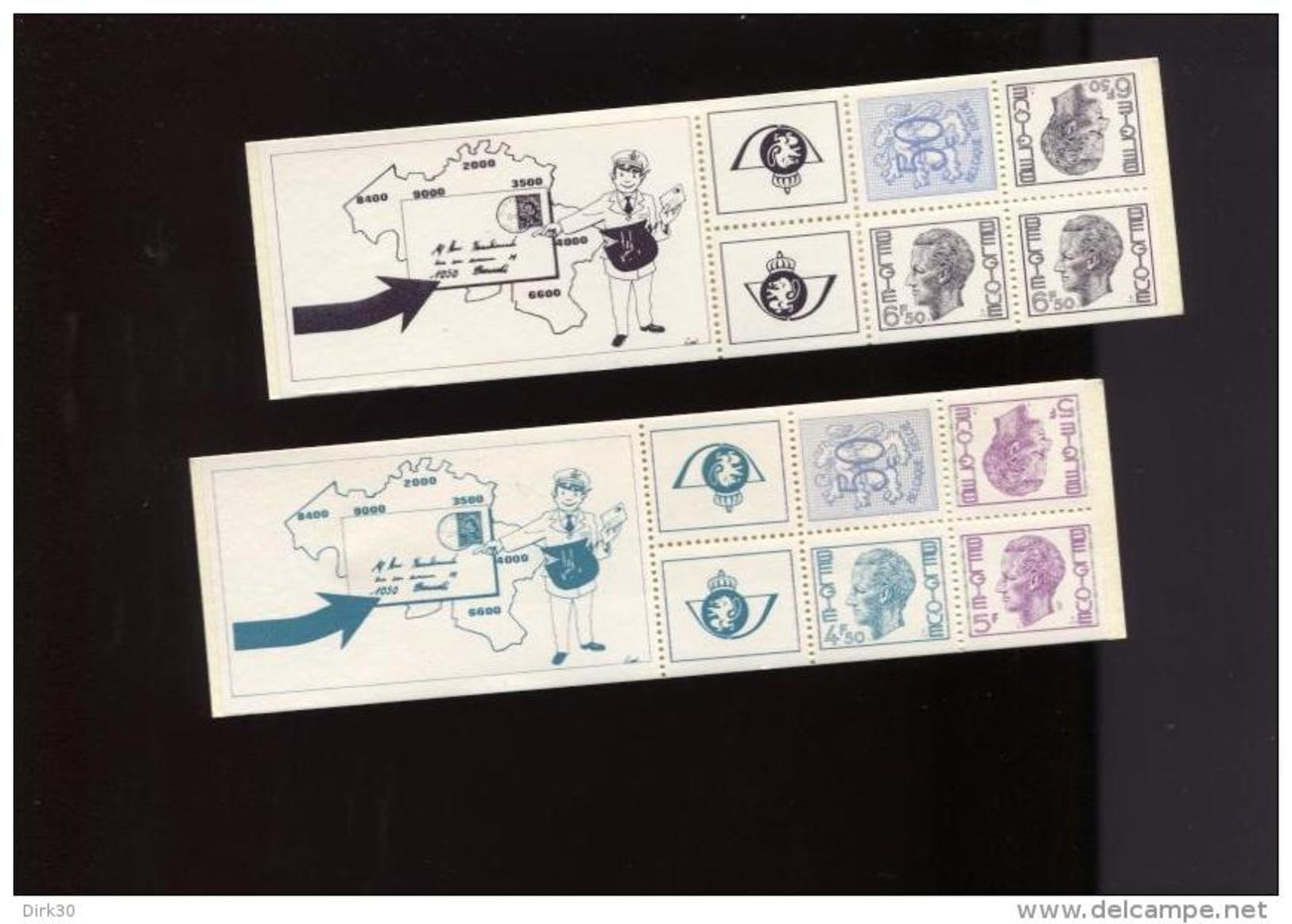 Belgie 1975 B12/B13 Carnet 12 & 13 Boudewijn Elstrom MNH - Sin Clasificación