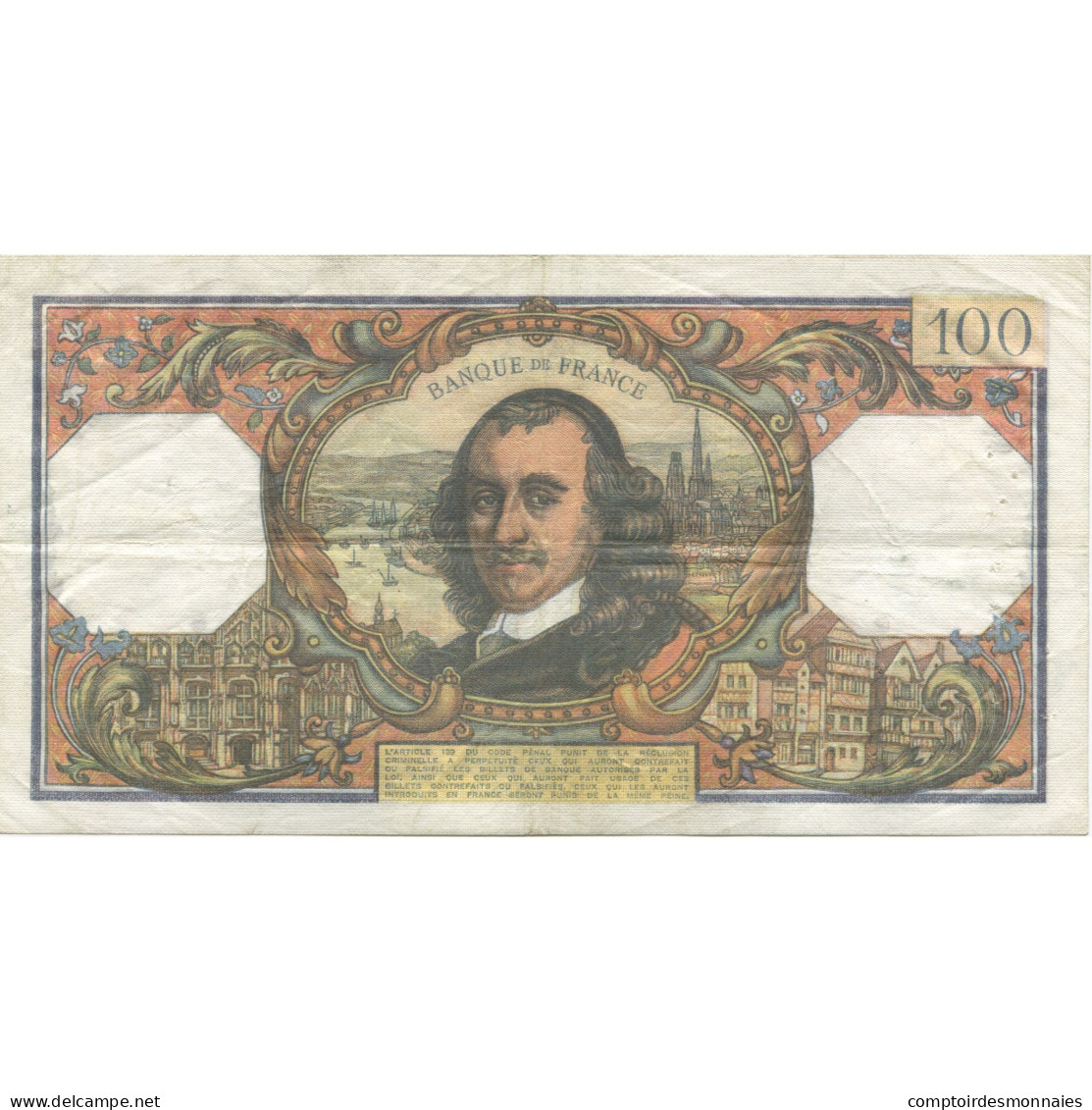 France, 100 Francs, Corneille, 1973, 1973-01-04, TTB, Fayette:65.41, KM:149d - 100 F 1964-1979 ''Corneille''