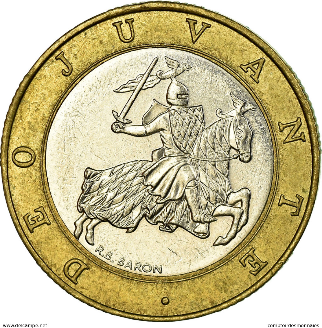 Monnaie, Monaco, Rainier III, 10 Francs, 1992, TTB, Bi-Metallic, Gadoury:MC160 - 1960-2001 Franchi Nuovi