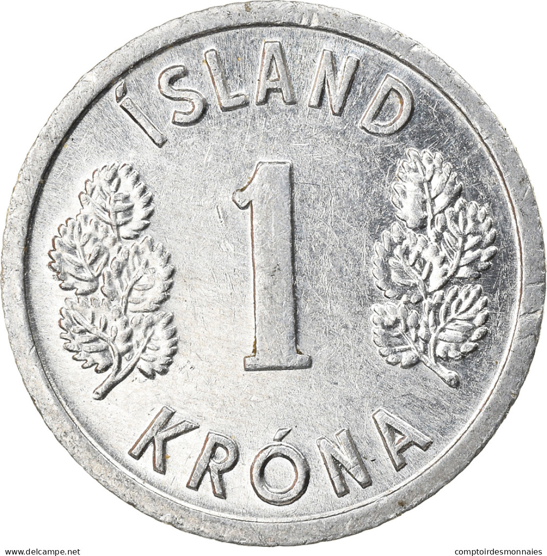 Monnaie, Iceland, Krona, 1976, SUP, Aluminium, KM:23 - Islande