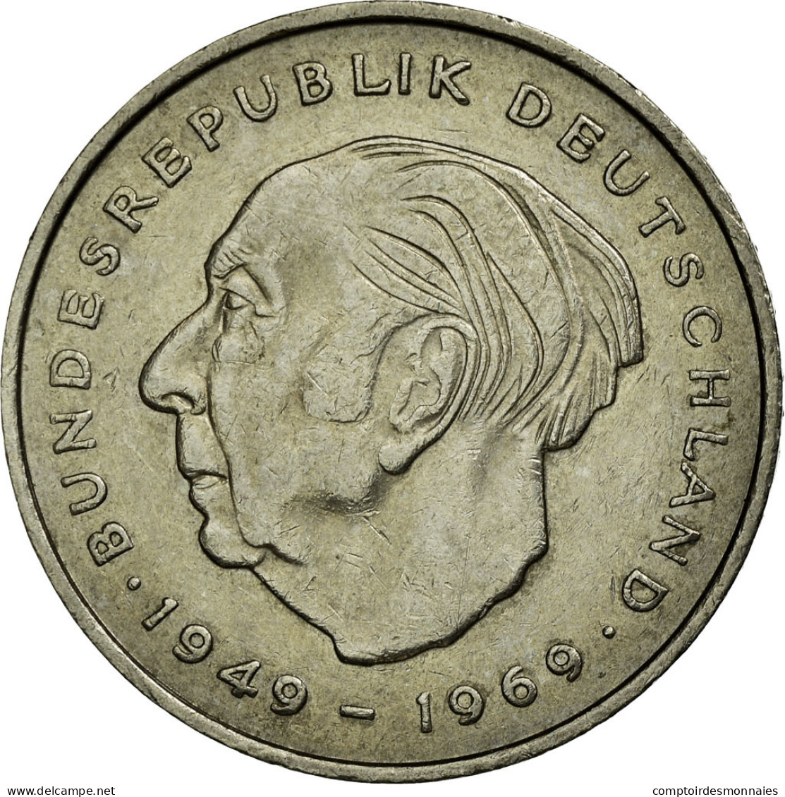 Monnaie, République Fédérale Allemande, 2 Mark, 1974, Hambourg, TTB - 2 Marchi