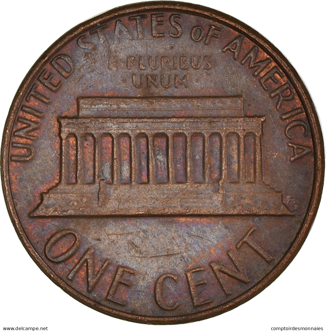 Monnaie, États-Unis, Lincoln Cent, Cent, 1982, U.S. Mint, Philadelphie, TTB - 1959-…: Lincoln, Memorial Reverse
