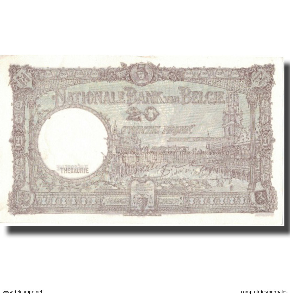 Billet, Belgique, 20 Francs, 1944, 1944-03-01, KM:111, TTB - 20 Francs