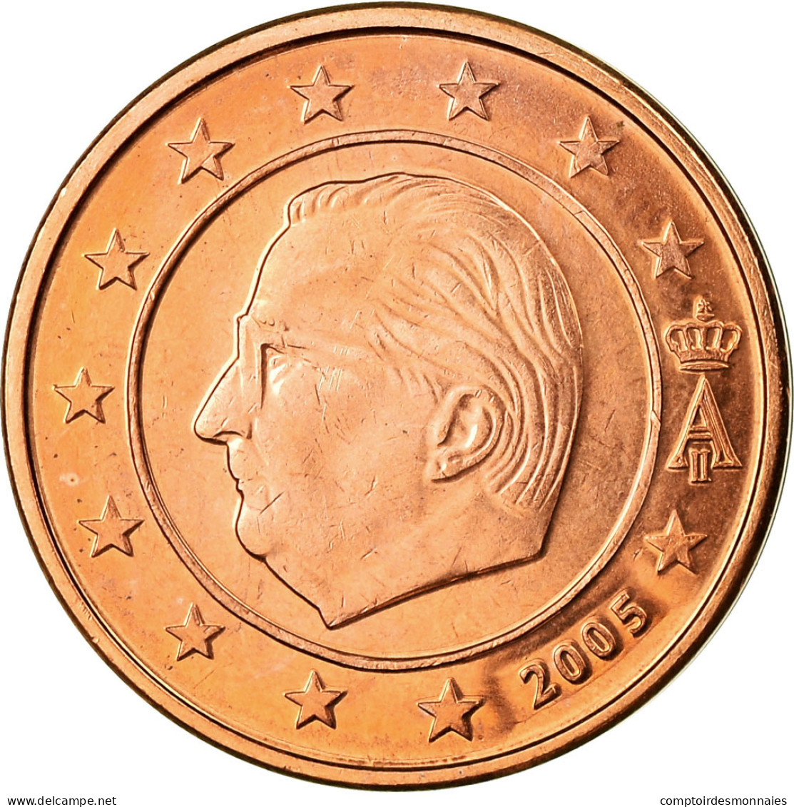 Belgique, 2 Euro Cent, 2005, SPL, Copper Plated Steel, KM:225 - Belgium