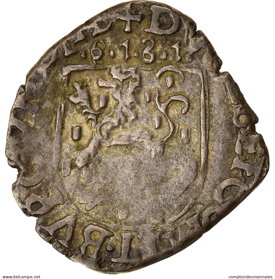 Monnaie, Espagne, Franche-Comté, Albert & Isabelle, Carolus, 1618, Dole - Other & Unclassified