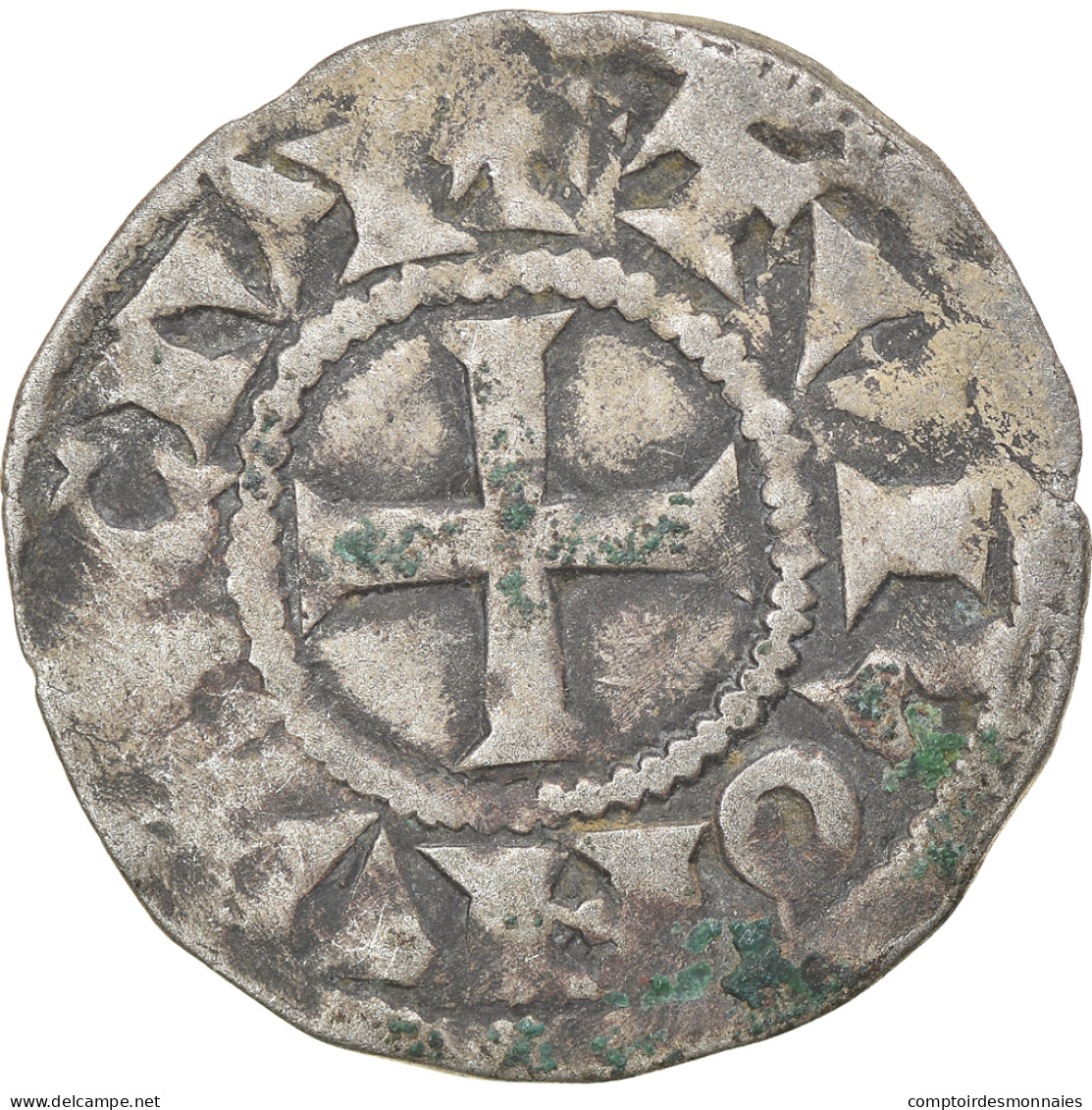 Monnaie, France, Touraine, Denier, 1150-1200, Saint-Martin De Tours, TB, Argent - Sonstige & Ohne Zuordnung