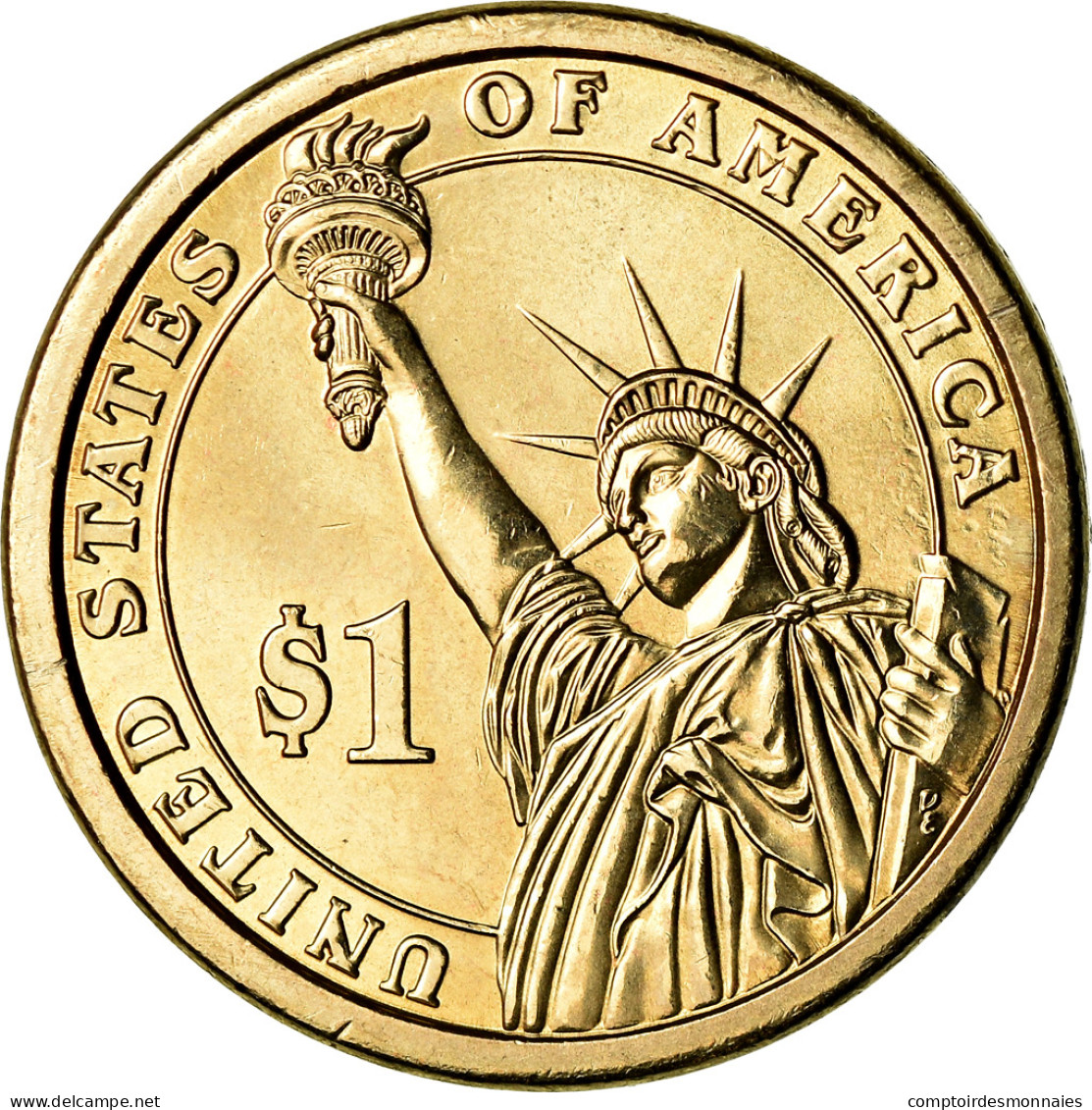 Monnaie, États-Unis, Dollar, 2007, U.S. Mint, Denver, John Adams, SUP - 2007-…: Presidents