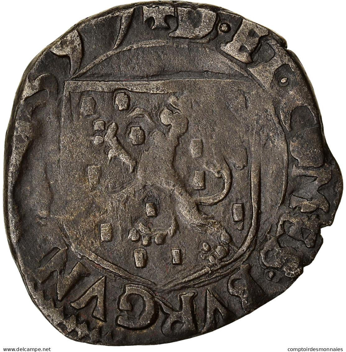 Monnaie, Espagne, Franche-Comté, Philippe II, Carolus, 1597, Dole, TB+, Billon - Sonstige & Ohne Zuordnung