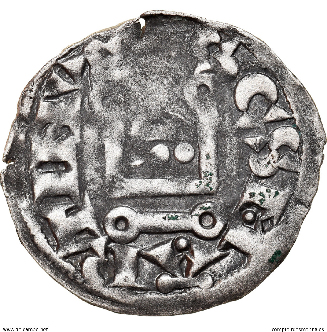 Monnaie, France, Touraine, Denier, 1150-1200, Saint-Martin De Tours, TTB - Sonstige & Ohne Zuordnung
