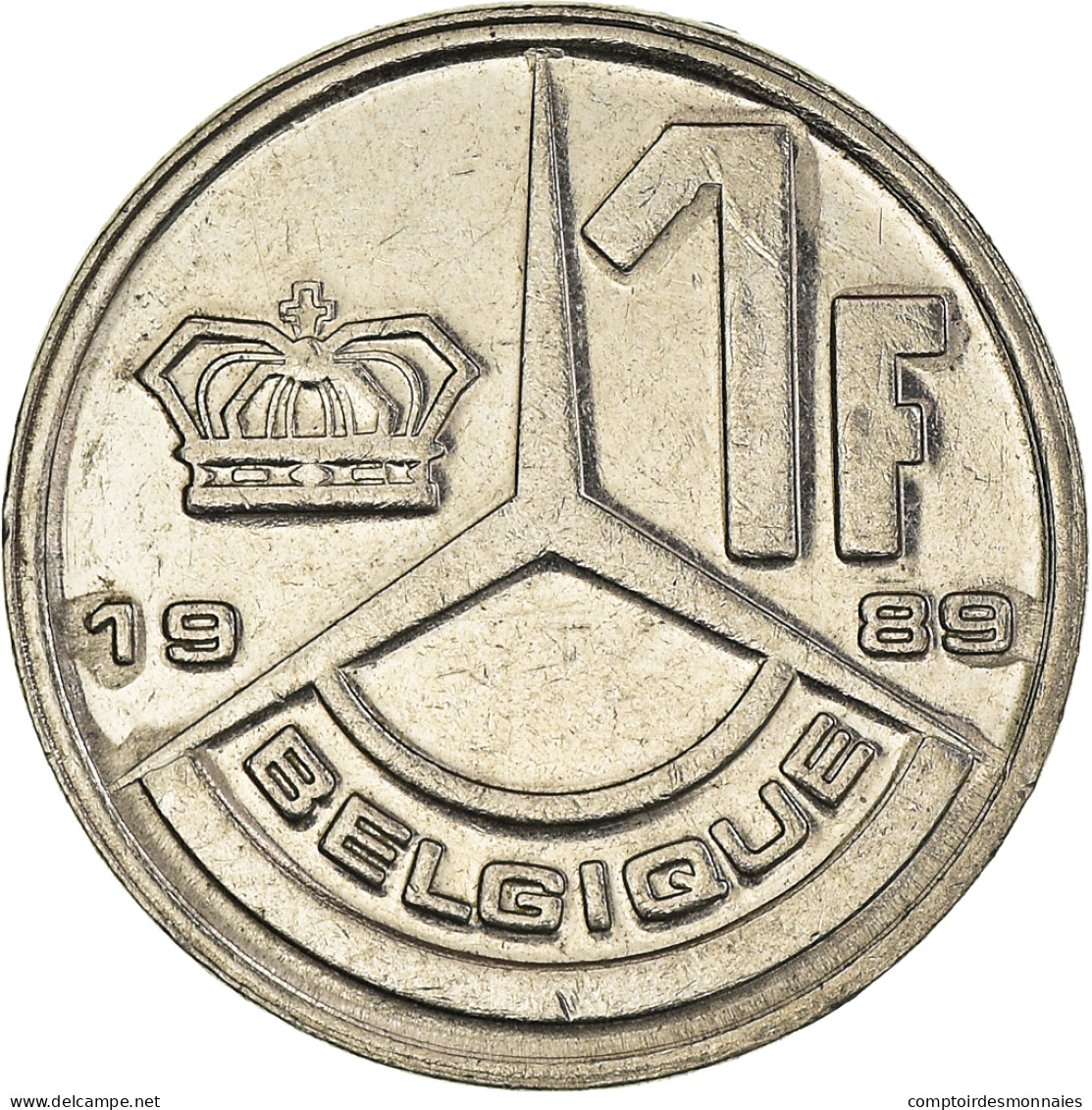 Monnaie, Belgique, Franc, 1989 - 1 Franc