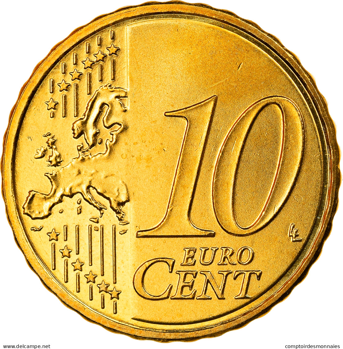 Espagne, 10 Euro Cent, 2007, Madrid, FDC, Laiton, KM:1070 - Espagne