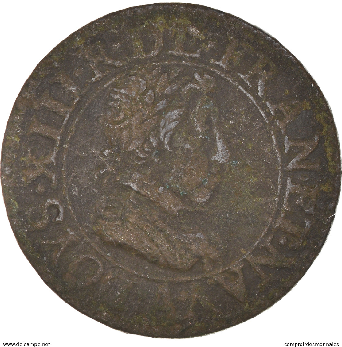 Monnaie, France, Louis XIII, Double Tournois, Buste Juvénile, Double Tournois - 1610-1643 Louis XIII The Just