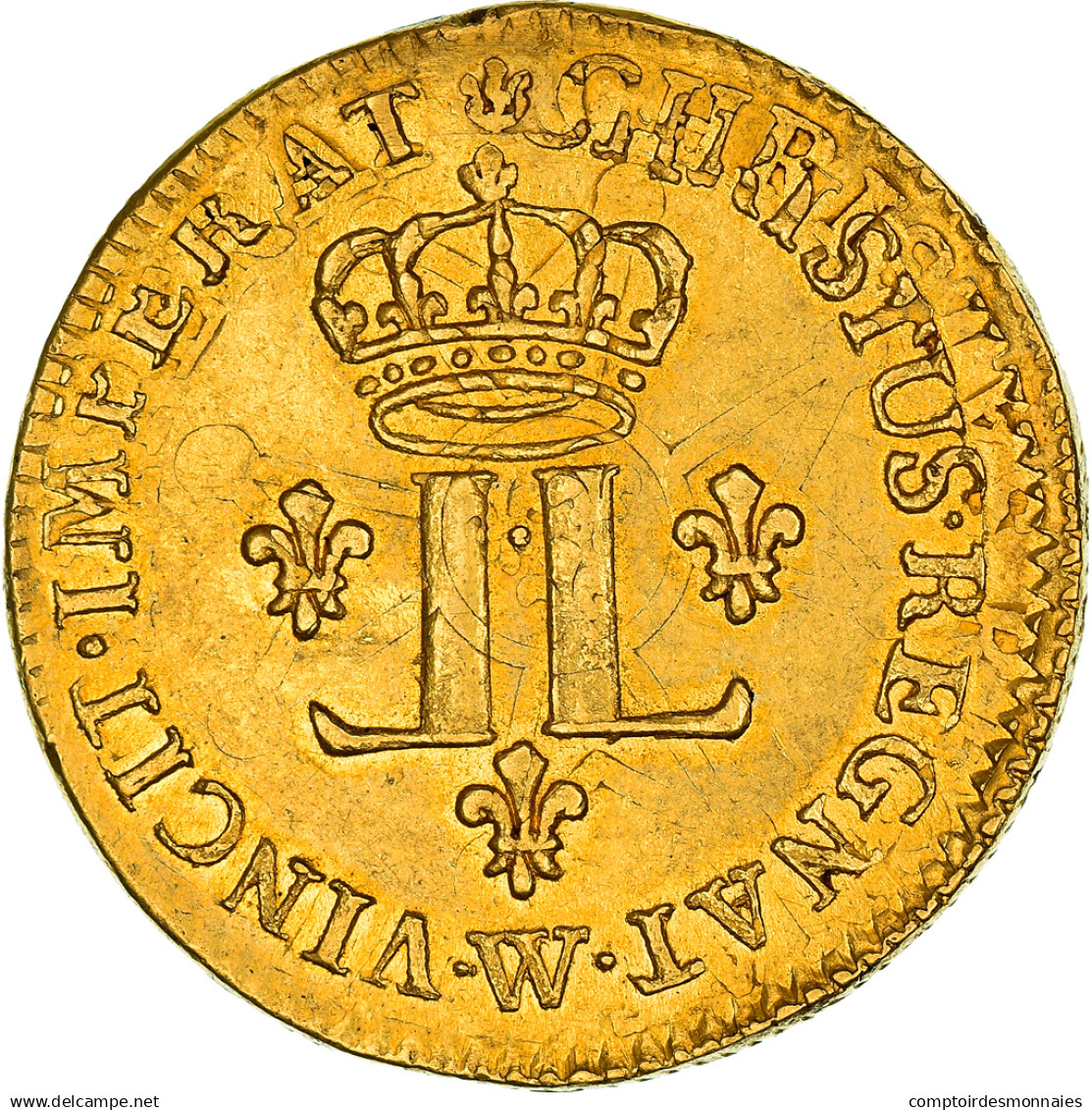 Monnaie, France, Louis XV, Louis D'or Aux 2 L, Louis D'Or, 1721, Lille, TTB+ - 1715-1774 Luis XV El Bien Amado