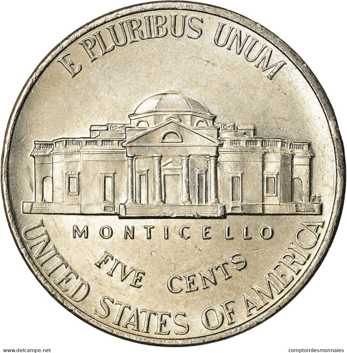 Monnaie, États-Unis, 5 Cents, 2006, Philadelphie, SPL, Nickel, KM:381 - 1938-…: Jefferson