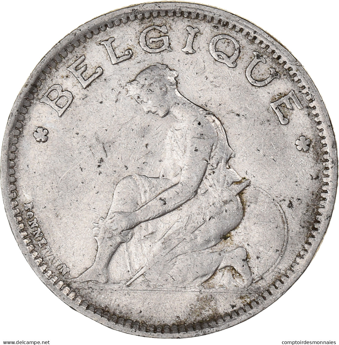 Monnaie, Belgique, Franc, 1929, TB, Nickel, KM:89 - 1 Franc
