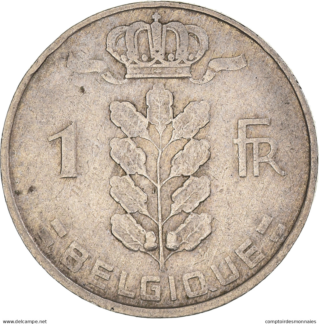 Monnaie, Belgique, Franc, 1951, TB, Cupro-nickel, KM:142.1 - 1 Franc