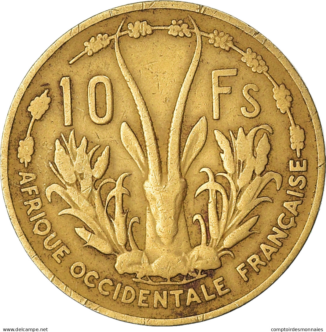Monnaie, Afrique-Occidentale Française, 10 Francs, 1956 - Altri & Non Classificati
