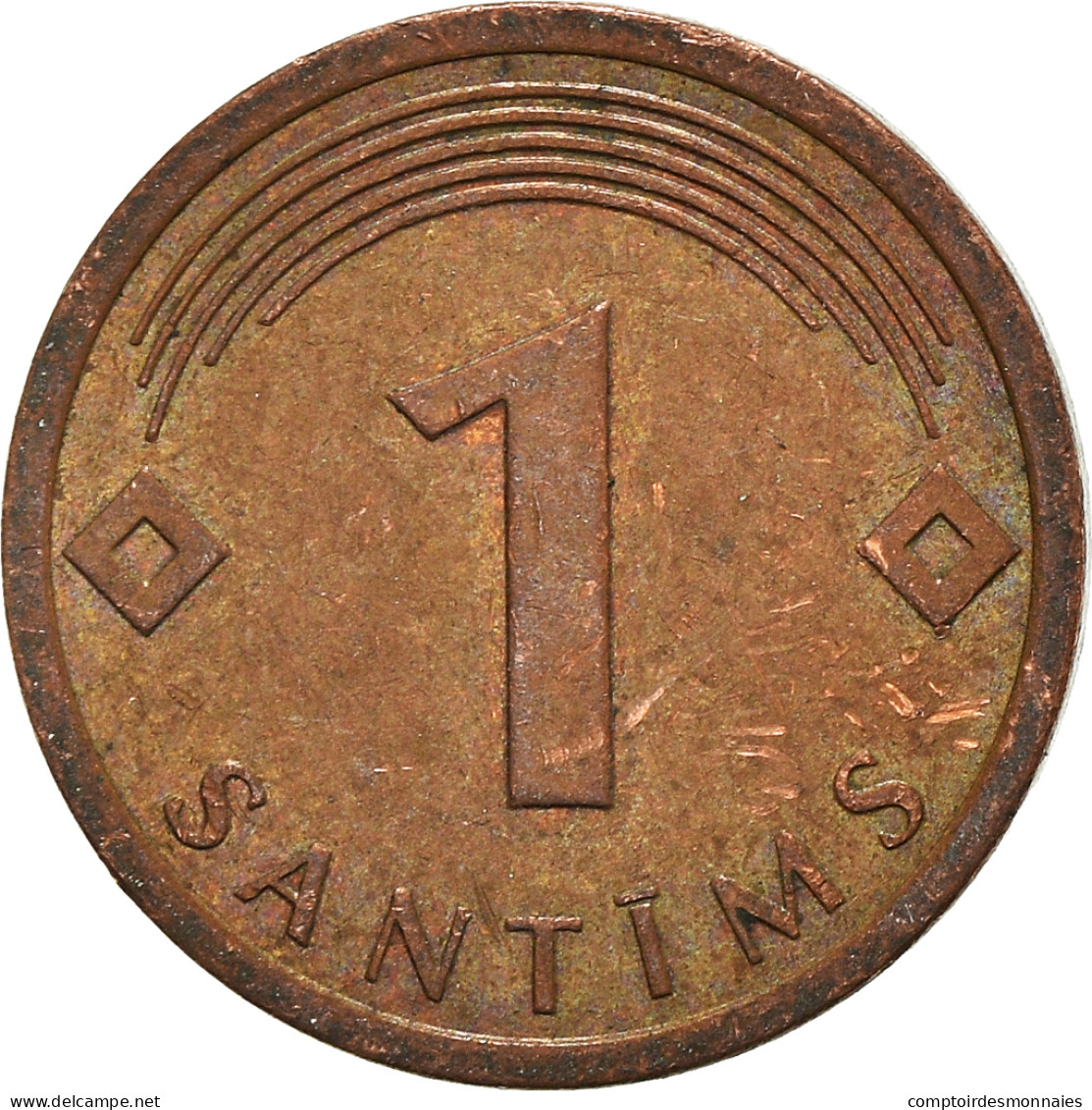 Monnaie, Lettonie, Santims, 2008 - Lettonie