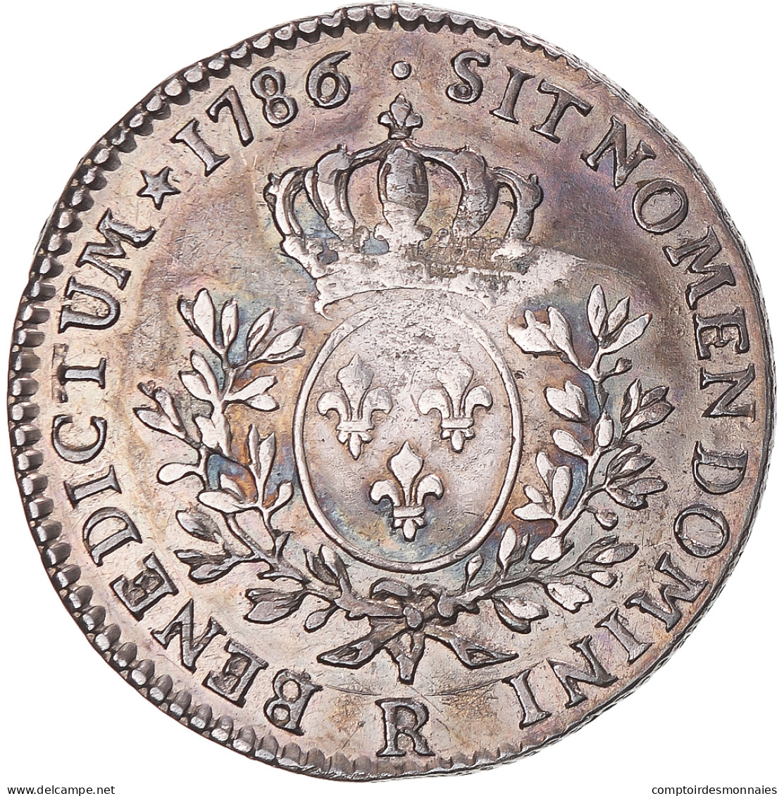 Monnaie, France, Louis XVI, 1/5 Écu, 24 Sols, 1/5 ECU, 1786, Orléans, TTB - 1774-1791 Louis XVI