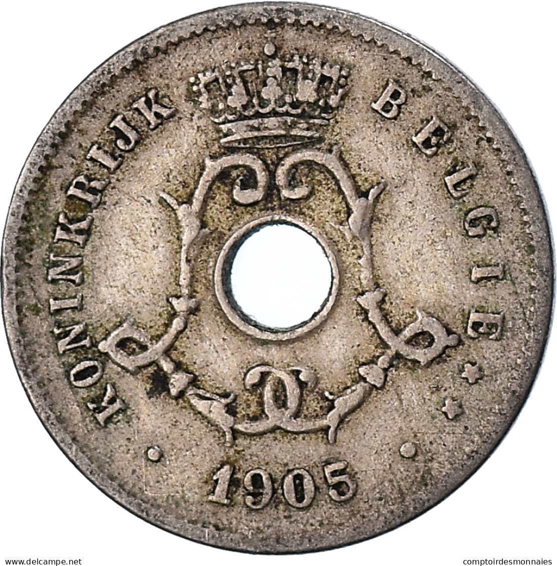 Monnaie, Belgique, 5 Centimes, 1905, TB, Cupro-nickel, KM:55 - 5 Centimes