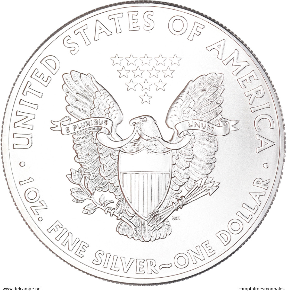 Monnaie, États-Unis, Silver Eagle, Dollar, 2015, Philadelphie, Colorisé, FDC - Silver