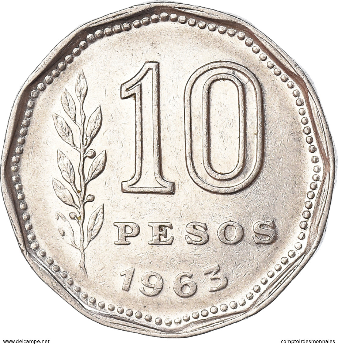 Monnaie, Argentine, 10 Pesos, 1963 - Argentinië