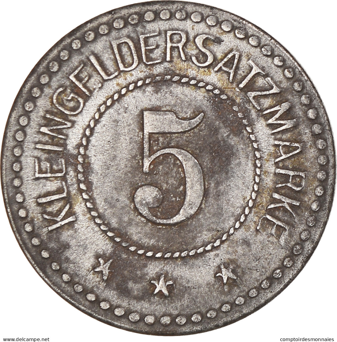Monnaie, Allemagne, Frankenhausen, Kleingelgersatzmarke, 5 Pfennig, TTB, Iron - Noodgeld
