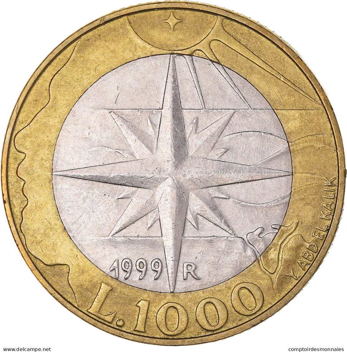 Monnaie, Saint Marin , 1000 Lire, 1999, Rome, TTB, Bimétallique, KM:395 - Saint-Marin