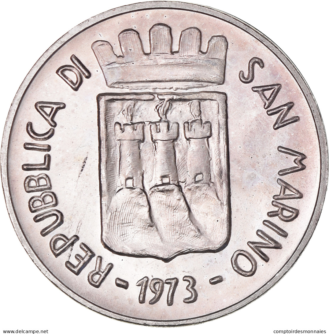 Monnaie, Saint Marin , 500 Lire, 1973, Rome, SPL, Argent, KM:29 - Saint-Marin