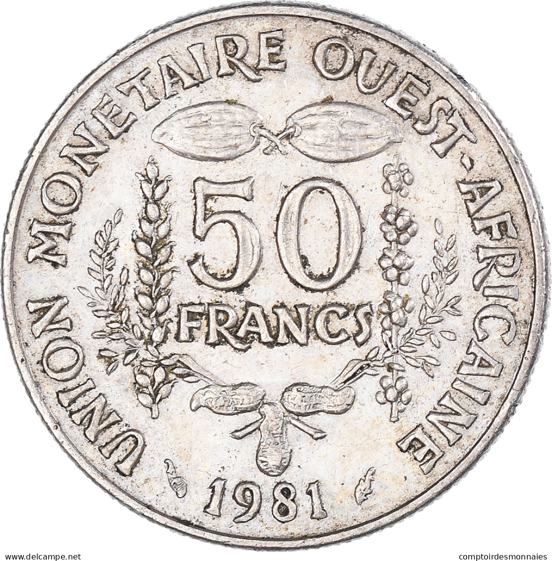 Monnaie, Communauté économique Des États De L'Afrique De L'Ouest, 50 Francs - Ivory Coast