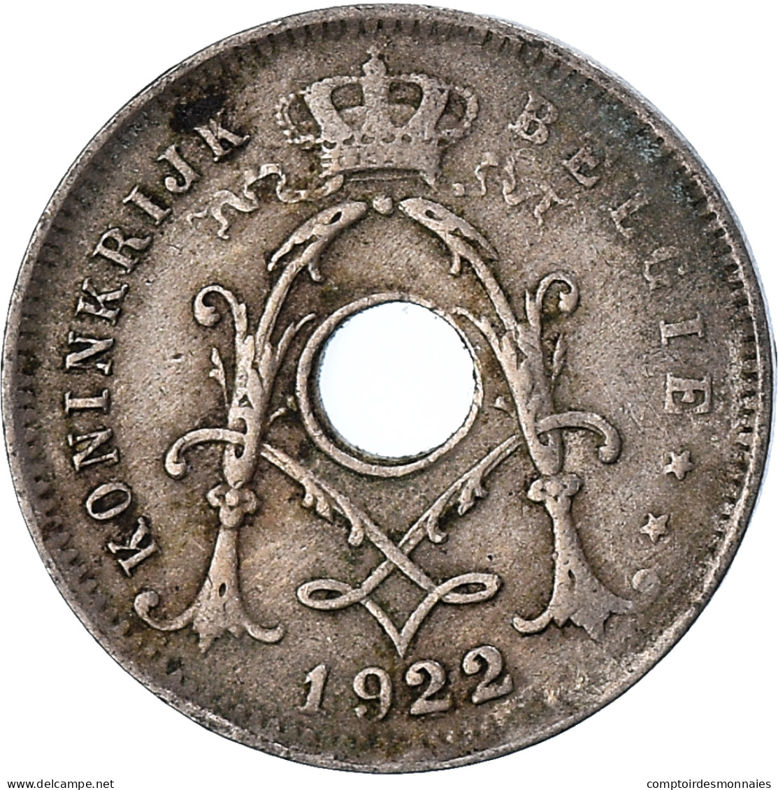 Monnaie, Belgique, 5 Centimes, 1922, TB, Cupro-nickel, KM:67 - 5 Centimes