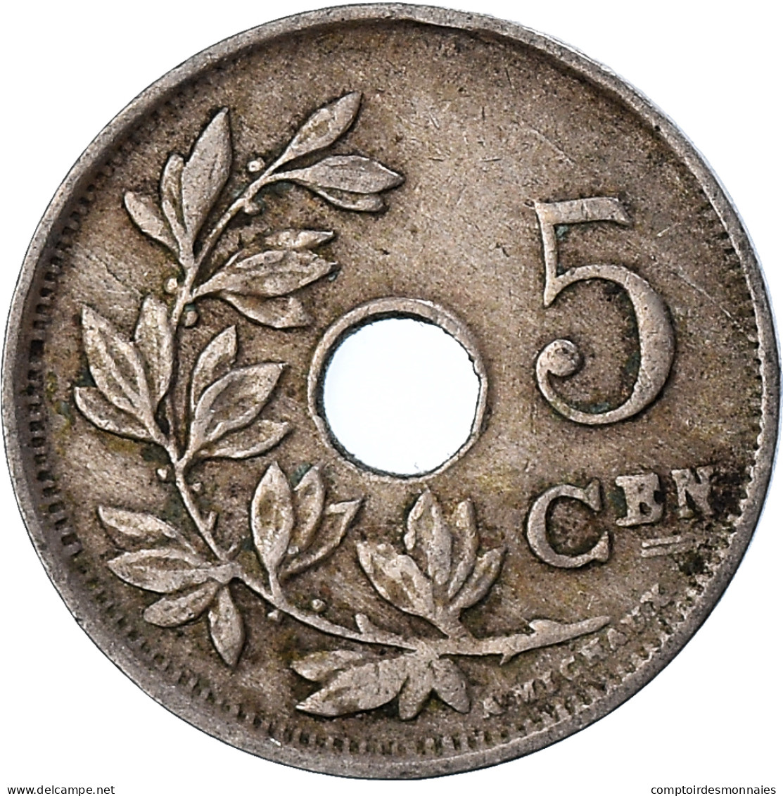 Monnaie, Belgique, 5 Centimes, 1922, TB, Cupro-nickel, KM:67 - 5 Centimes