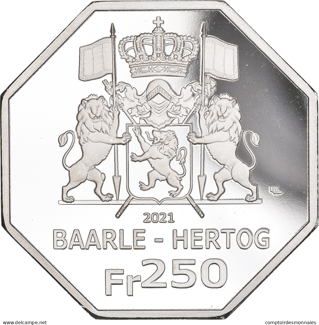 Monnaie, Belgique, Baarle-Hertog, 250 Francs, 250 Frank, 2021, FDC.BE, FDC - 250 Frank