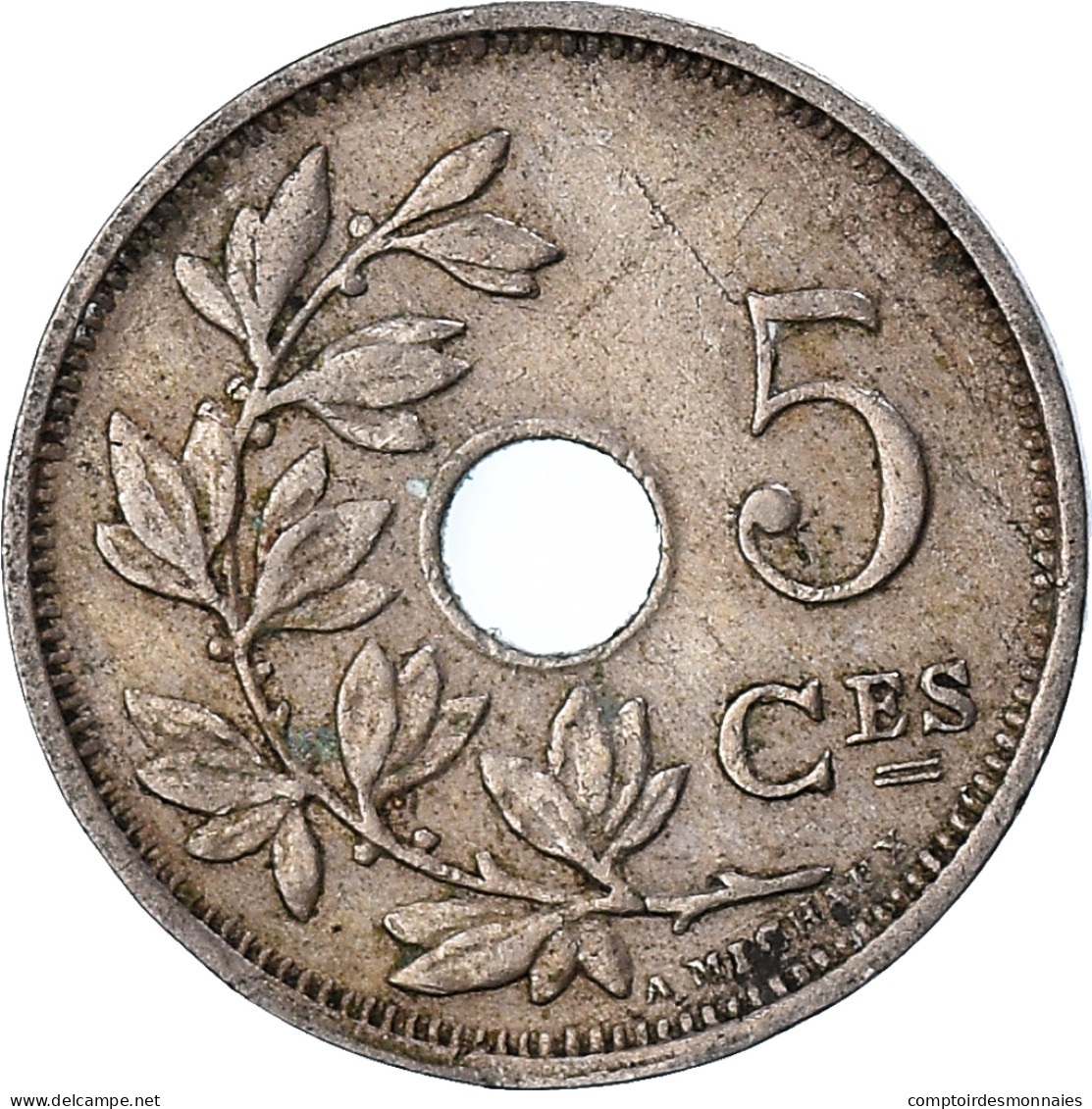 Monnaie, Belgique, 5 Centimes, 1923, TB+, Cupro-nickel, KM:66 - 5 Cent