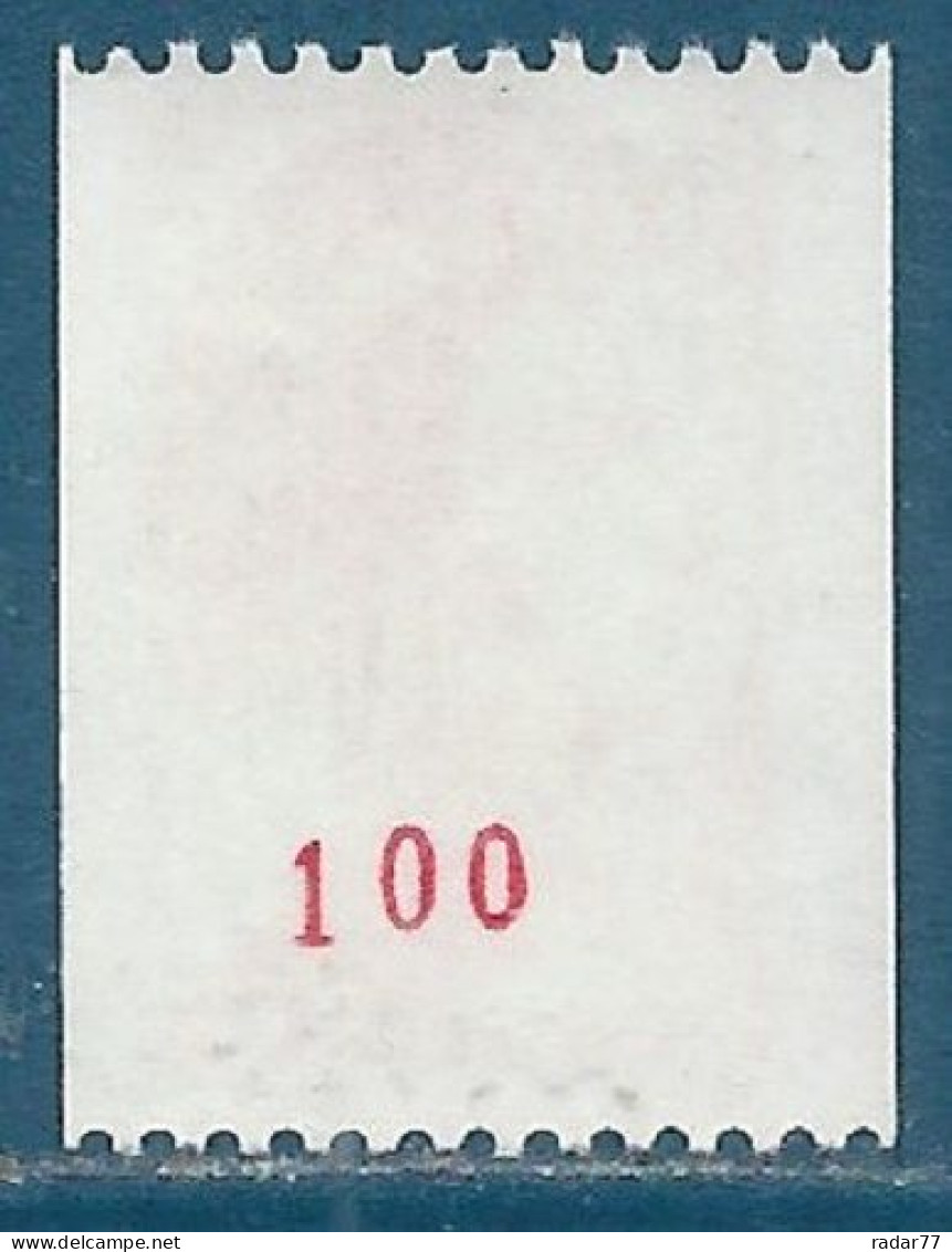 N°2379a Roulette Liberté 2,00 Rouge Avec N° Rouge 100 Neuf** - Coil Stamps