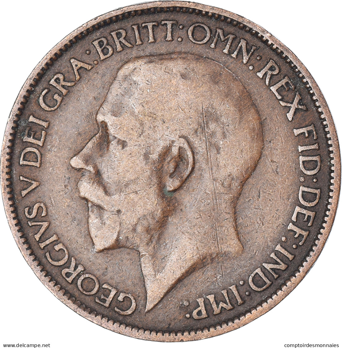 Monnaie, Grande-Bretagne, 1/2 Penny, 1924 - C. 1/2 Penny