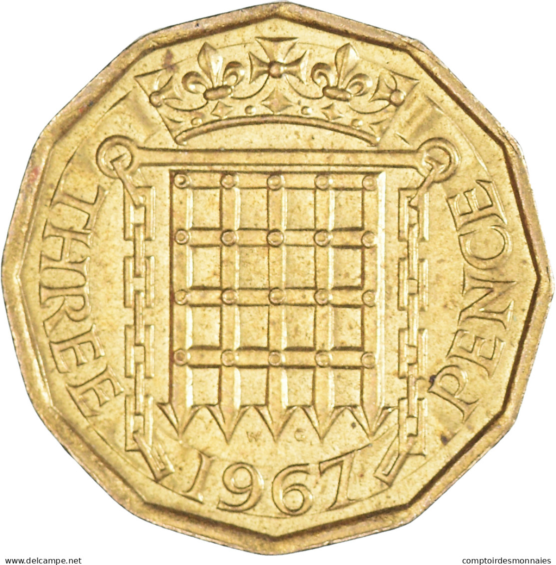 Monnaie, Grande-Bretagne, 3 Pence, 1967 - F. 3 Pence