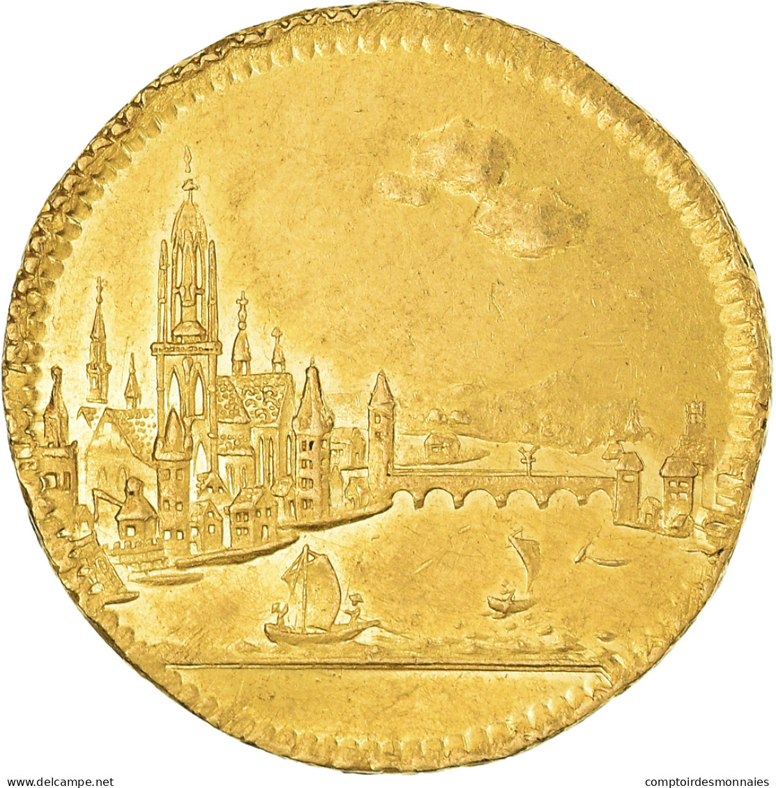 Monnaie, Etats Allemands, FRANKFURT AM MAIN, Kontribution, Ducat, 1796 - Pièces De Monnaie D'or