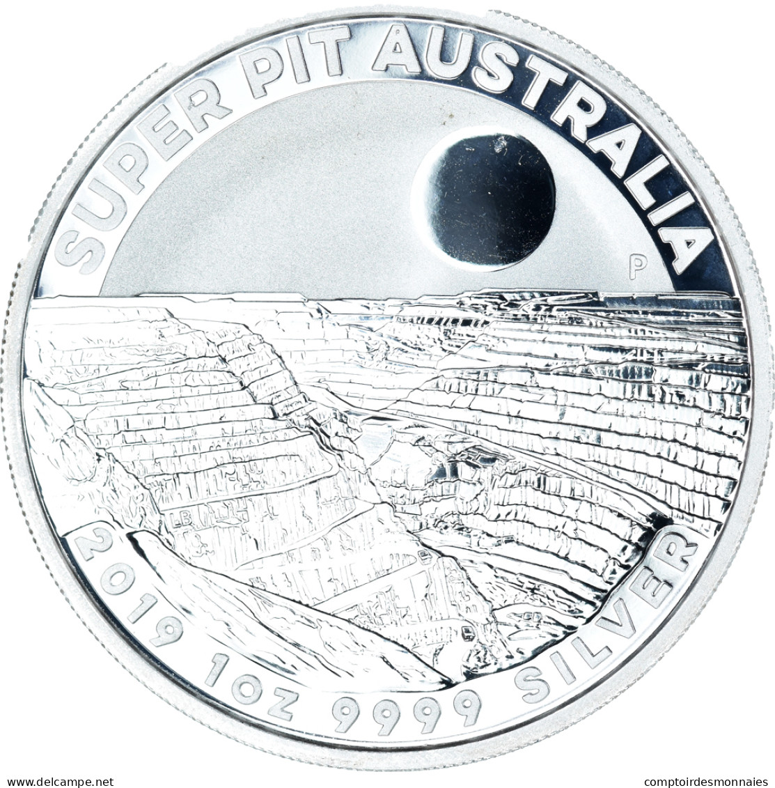 Monnaie, Australie, Elizabeth II, Super Pit, 1 Dollar, 1 Oz, 2019, Perth, FDC - Silver Bullions