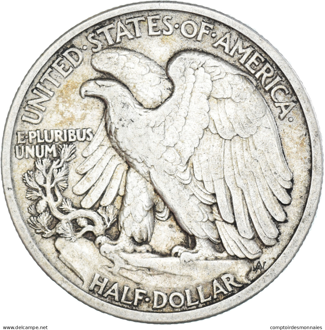 Monnaie, États-Unis, Walking Liberty Half Dollar, Half Dollar, 1917, U.S. Mint - 1916-1947: Liberty Walking (Liberté Marchant)