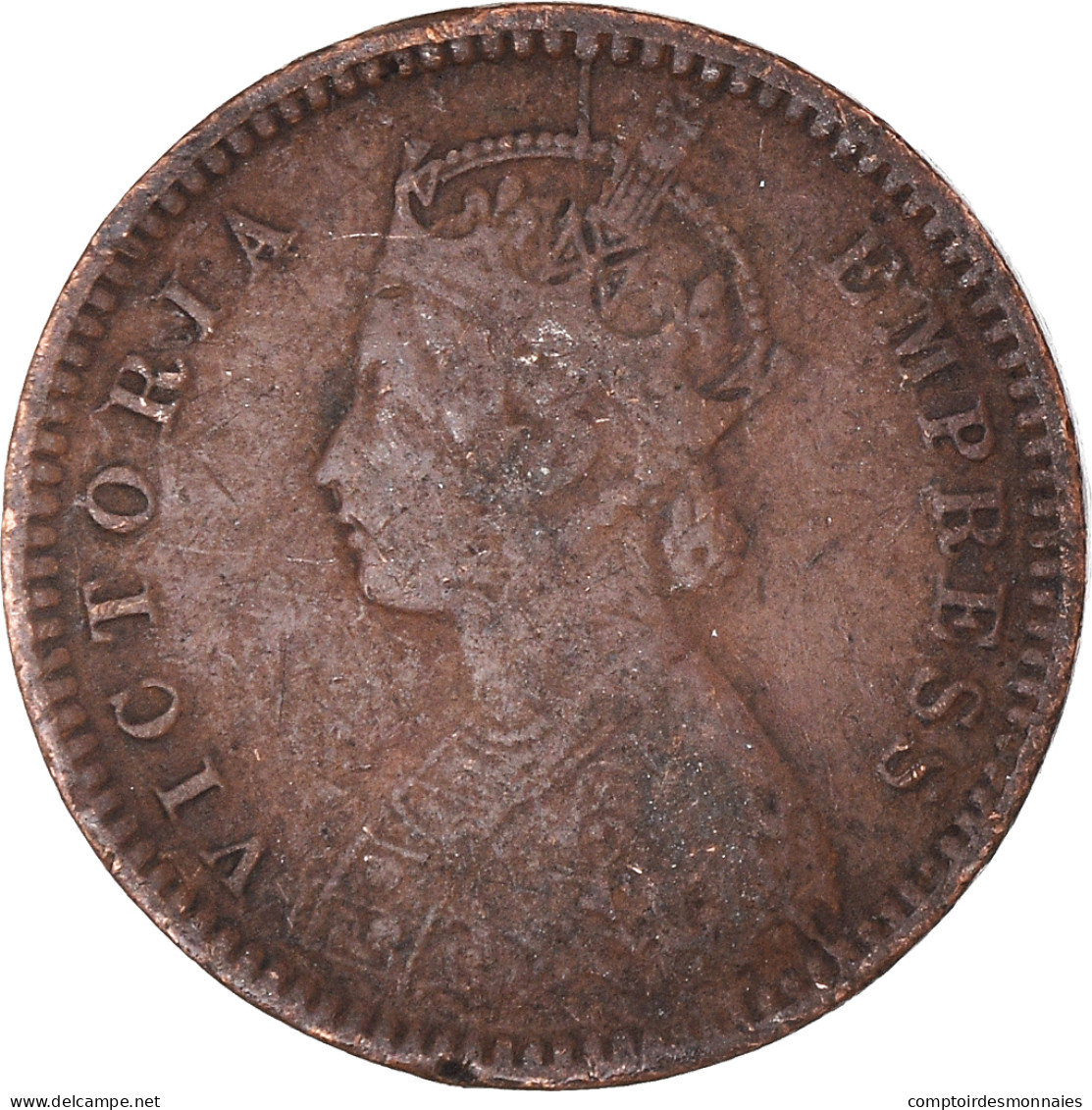 Monnaie, Inde Britannique, Victoria, 1/12 Anna, 1 Pie, 1894, Calcutta, TB+ - Colonias