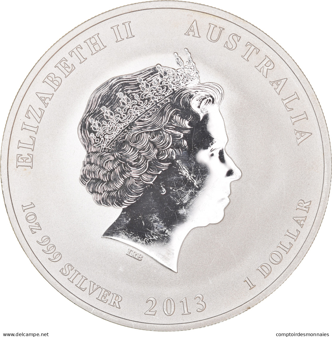 Monnaie, Australie, Elizabeth II, Dollar, 2013, Perth, Year Of The Snake, SPL - Silver Bullions