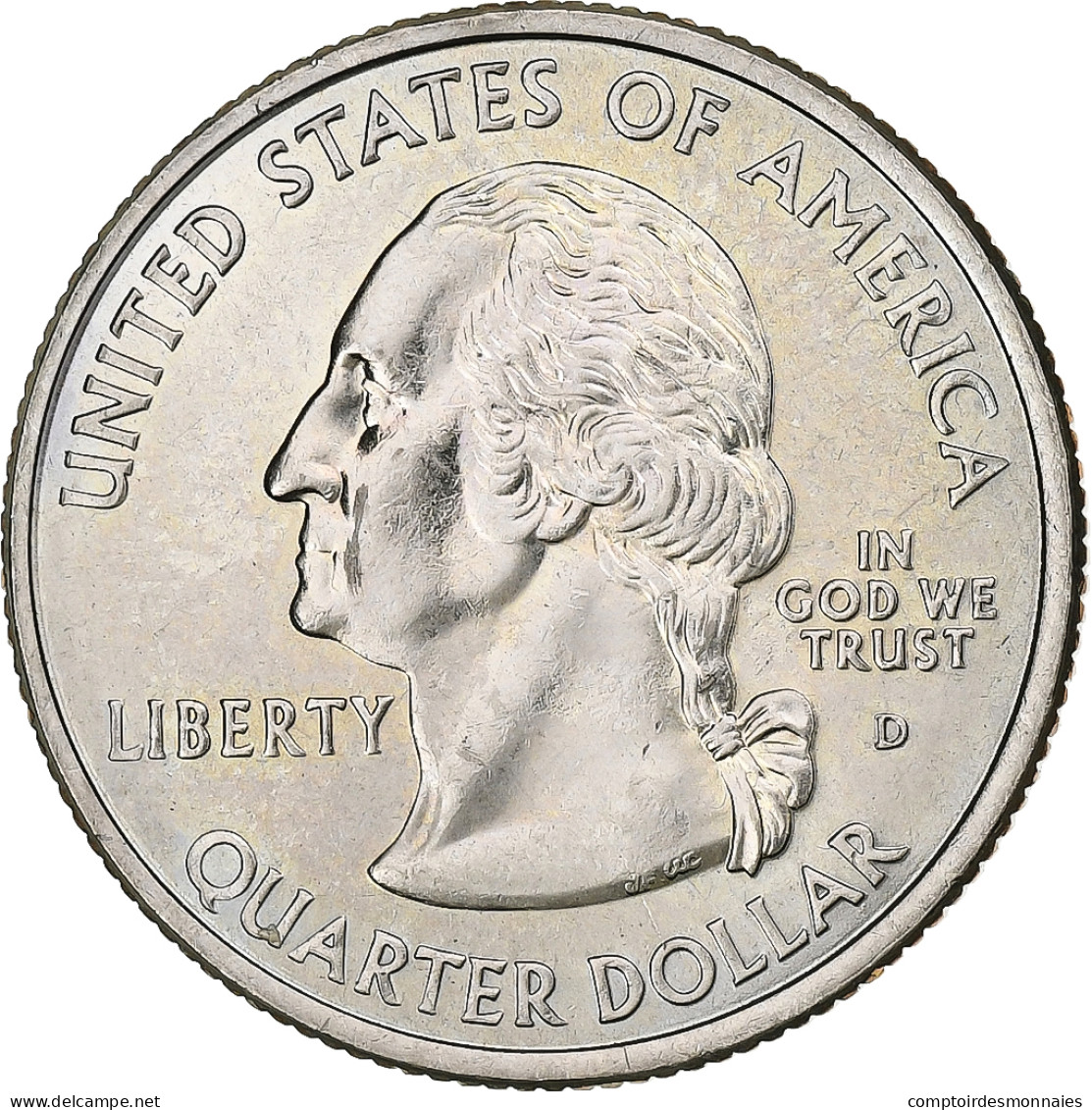 États-Unis, Quarter, 2002, U.S. Mint, Cupronickel Plaqué Cuivre, TTB+, KM:335 - 1999-2009: State Quarters