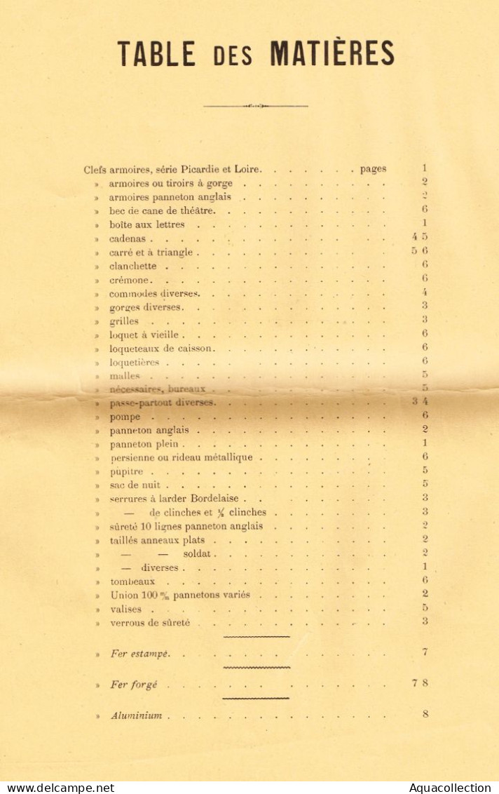 Document De 1916. 14 Pages. Tampon Serrurerie Debeaurain à Béthencourt Sur Mer. 24x32cm. - Picardie - Nord-Pas-de-Calais