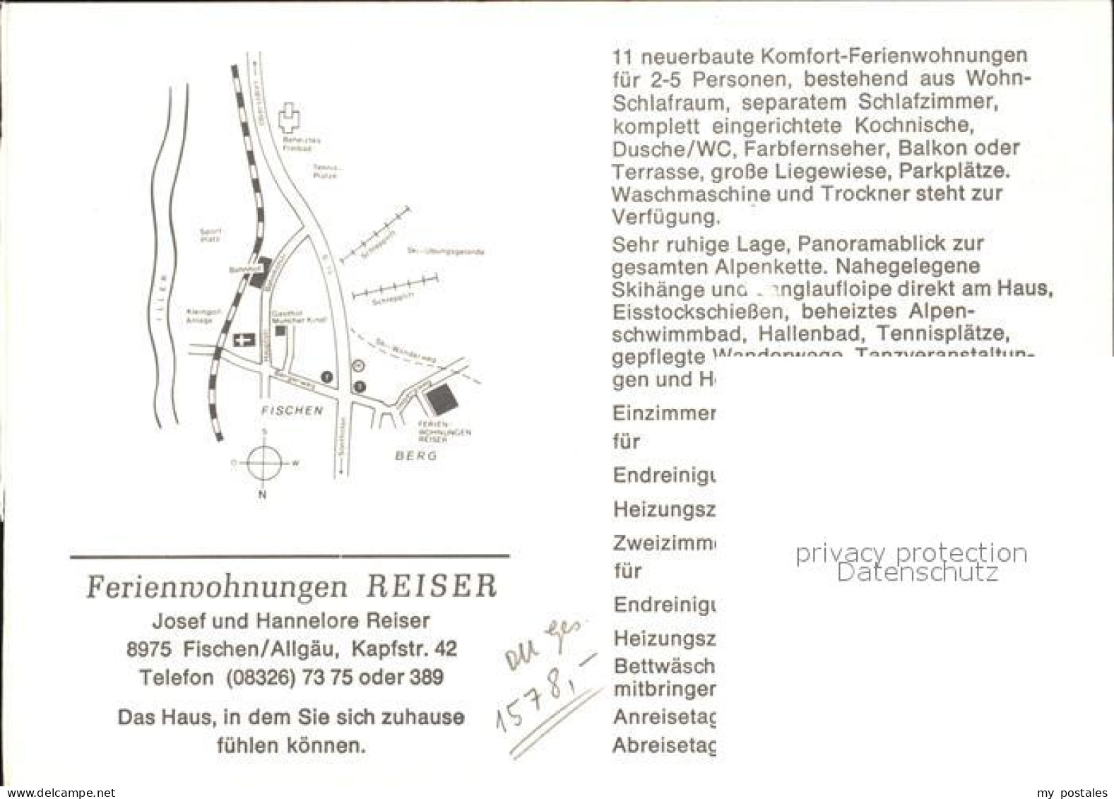 72465712 Fischen Allgaeu Ferienwohnung Reiser Zimmer Gaststube Panorama Fischen - Fischen