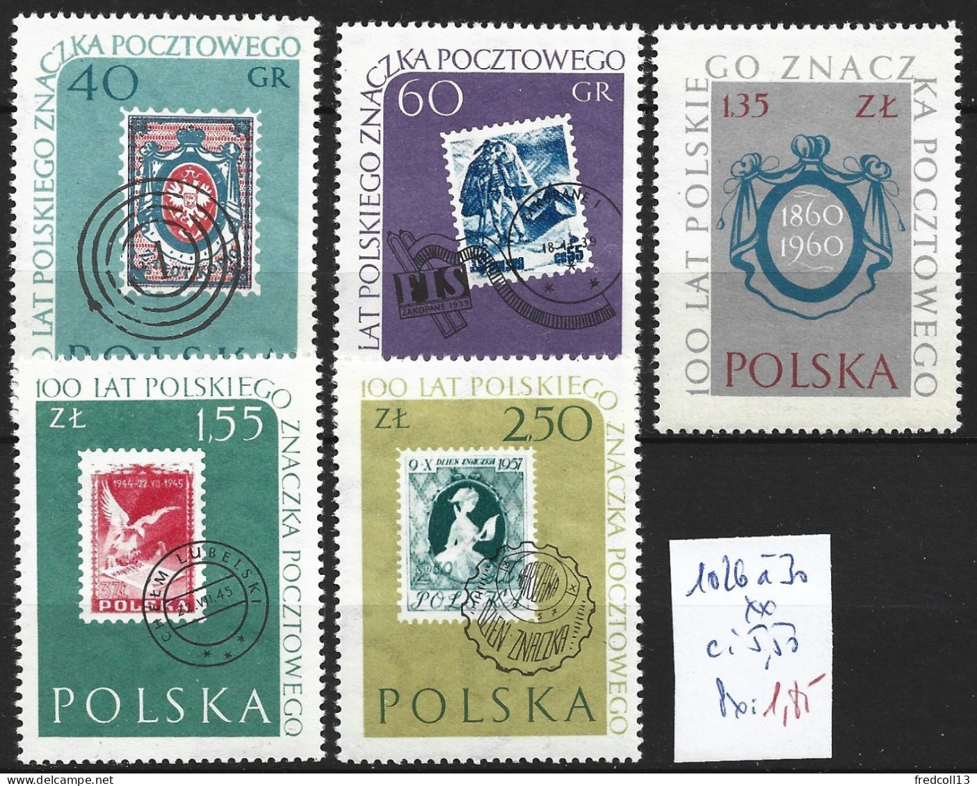 POLOGNE 1026 à 30 ** Côte 5.50 € - Unused Stamps