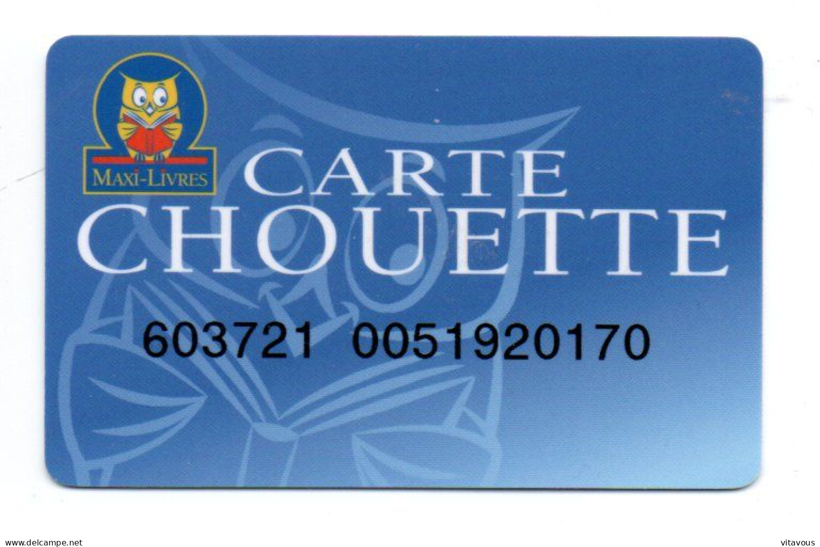 Carte Fidélité  Chouette Magnétique France  Card  (salon 571) - Gift And Loyalty Cards