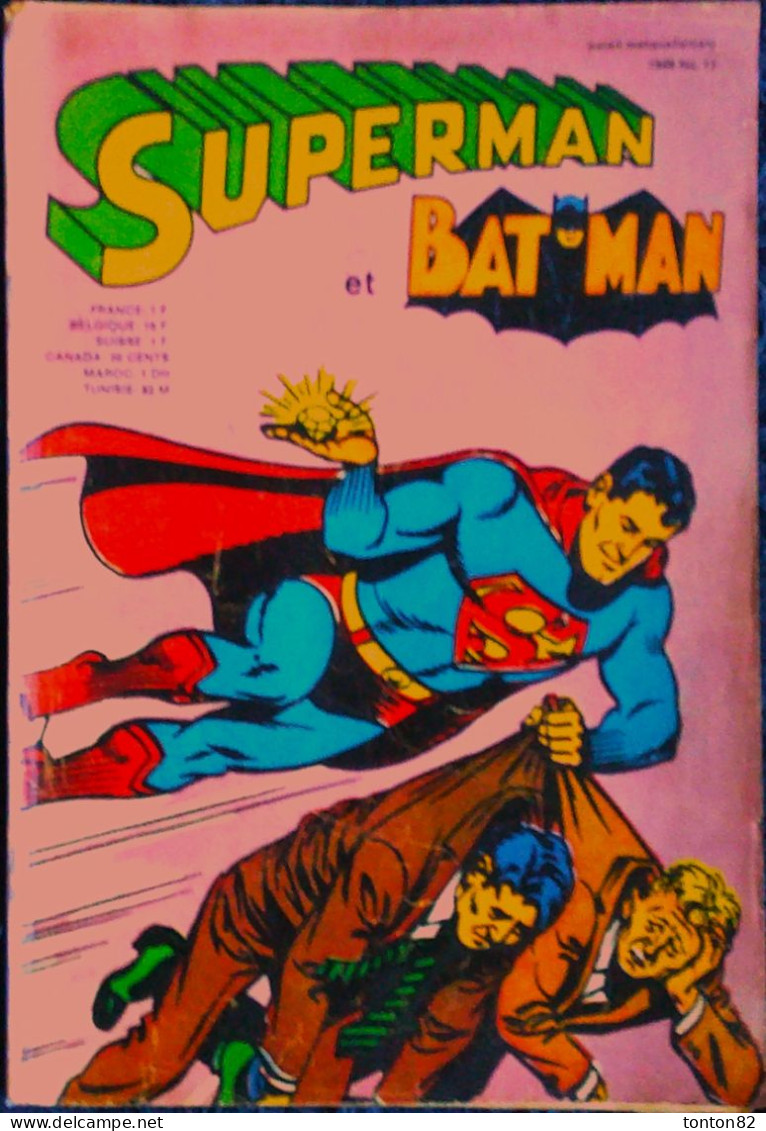 Superman Et Batman - Mensuel -  Numéro 12 - ( Août 1968 ) . - Superman
